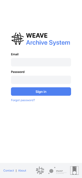 WAS login page