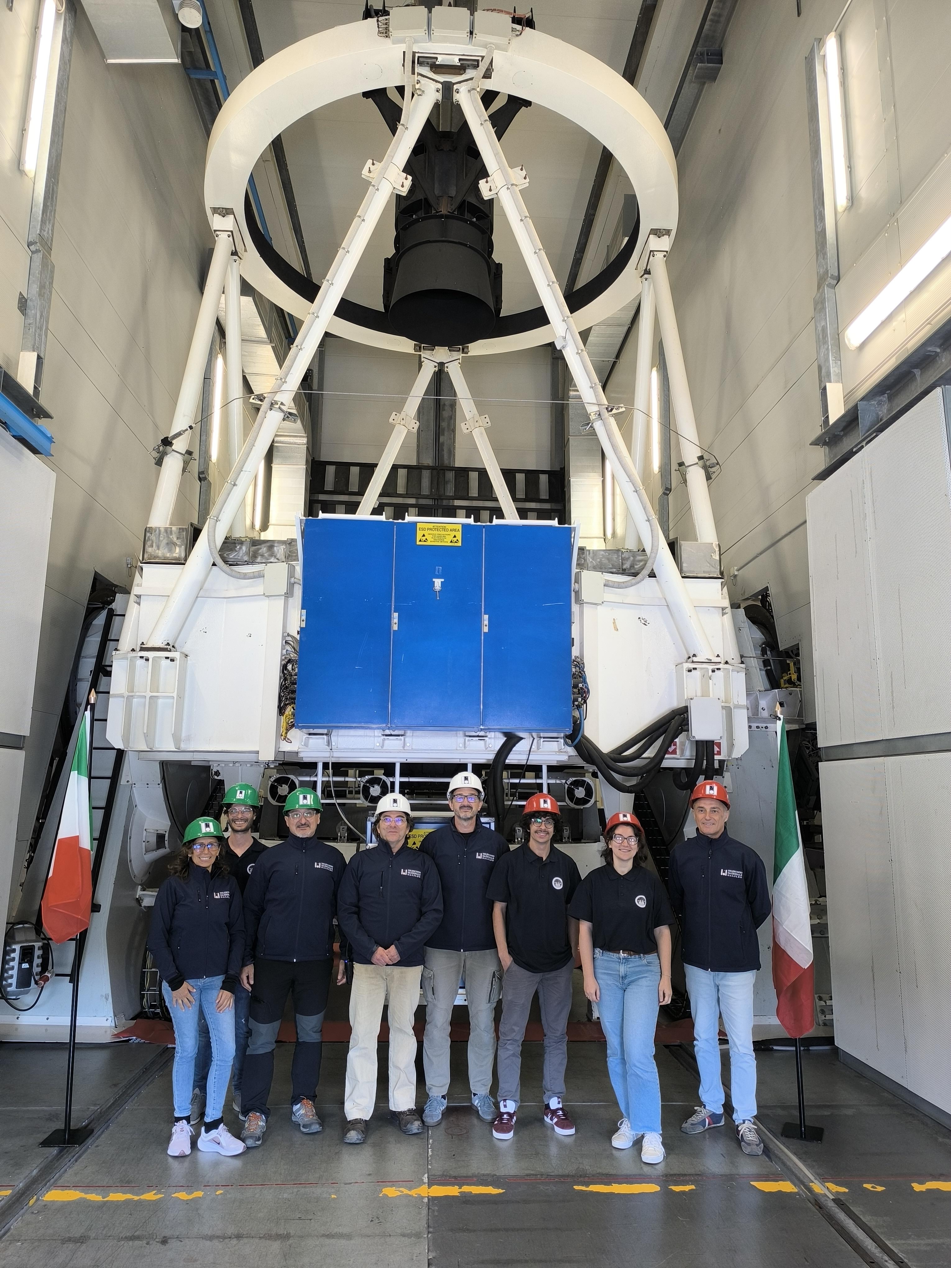 Part of the italian staff at TNG